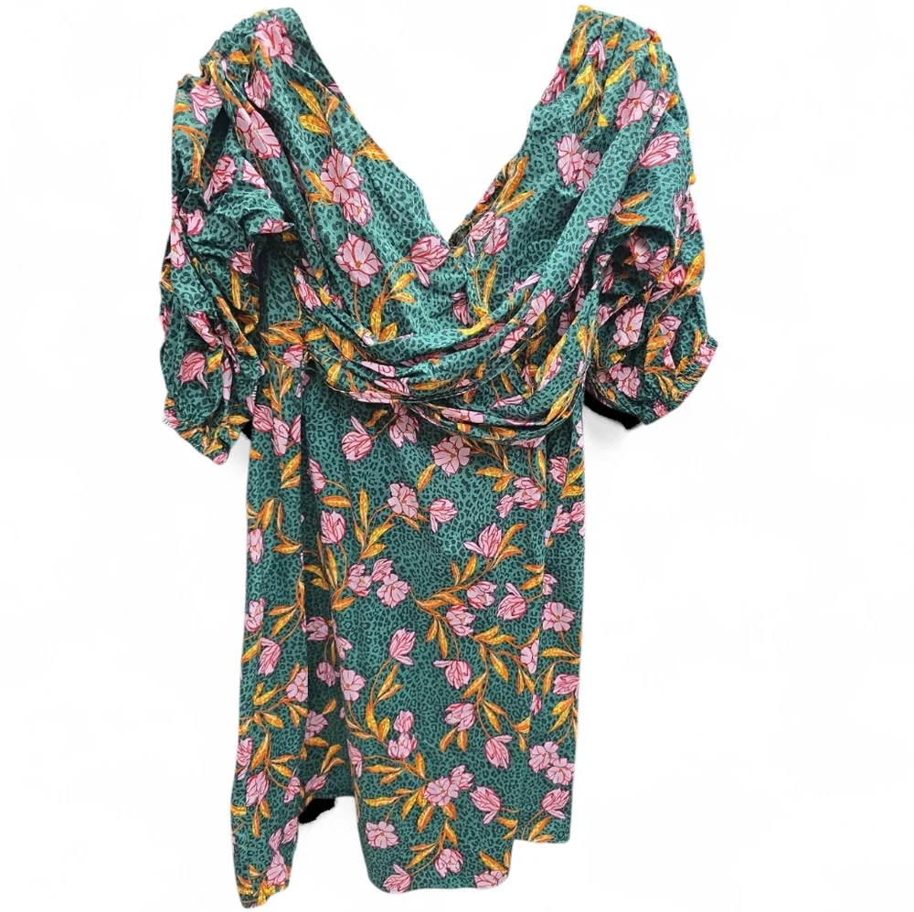 Eloquii Floral Off-Shoulder Dress - Picture 3 of 3